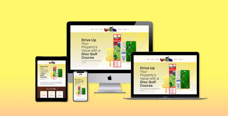 K’Crushka Disc Golf website by Set Up Studios